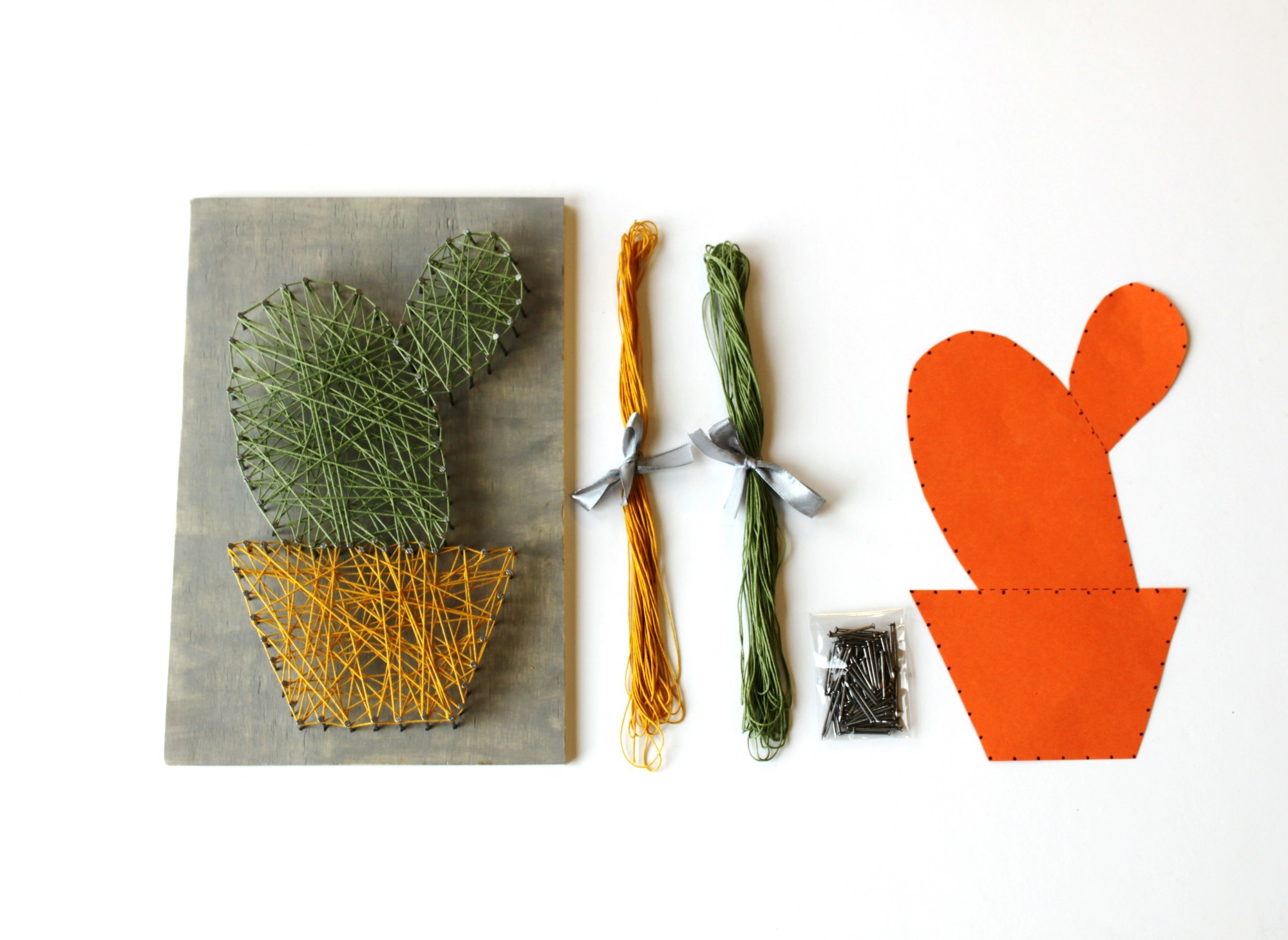 Chaguta - DIY KITS - Cactus DIY string art kit