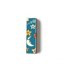 Mezuzah case-Childrens room-Moon