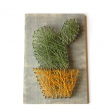 Cactus DIY string art kit