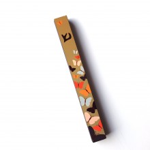 Mezuzah with butterflies