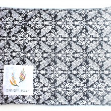 אחרון- כיסוי פלטה בעיצוב אוריינטלי שחור לבן
