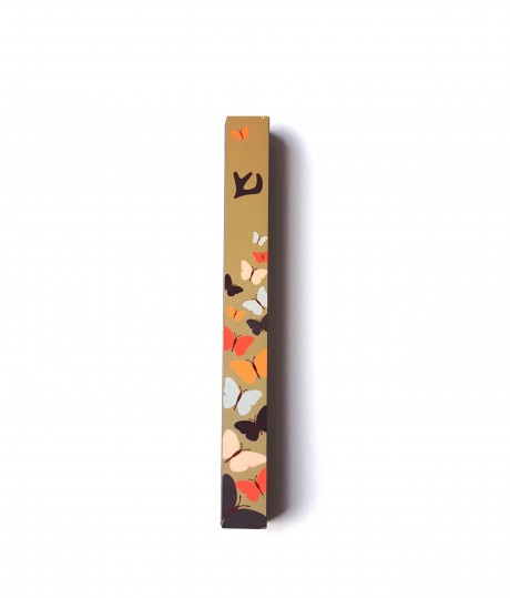 Mezuzah with butterflies