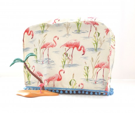 Mixer cover-Flamingo design