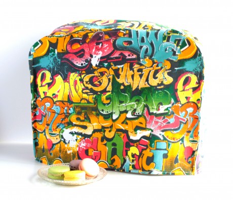 Happy Graffiti mixer cover great gift