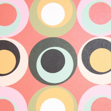 Trivet retro style circles